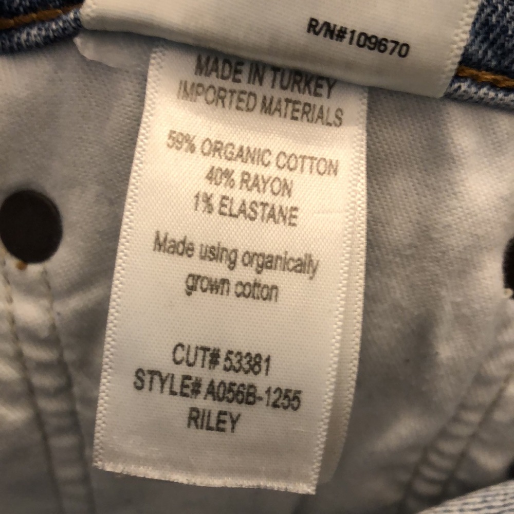 Agolde “Riley” High Rise Distressed Jeans, Size 27. - Picture 11 of 14